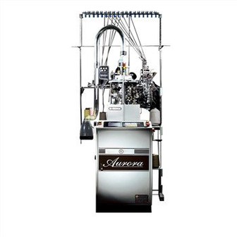 تھری فیڈ 4 انچ ڈبل سلنڈر جرابوں کی بنائی مشین